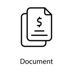 Document icon. Suitable for Web Page, Mobile App, UI, UX and GUI design.
