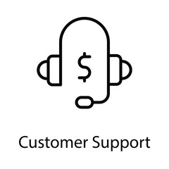 Customer Support icon. Suitable for Web Page, Mobile App, UI, UX and GUI design.