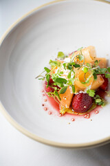 gourmet meal appetizer