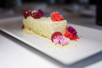beautiful and unique semifreddo dessert