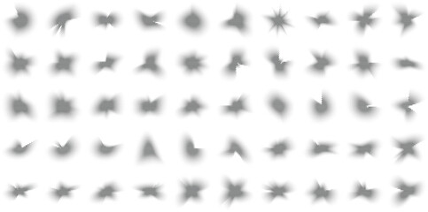 Halftone Abstract Background Set of 50