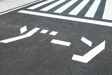 Traffic signs japan style,osaka street.