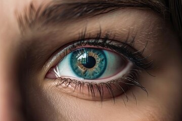 Fototapeta premium Close up of a female eye