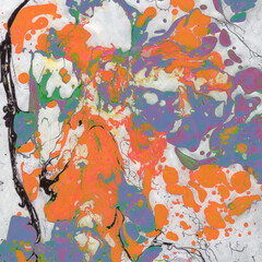 Japanese Suminagashi marbling,  seamless tile, fluid acrylic paint pour effect, repeatable pattern, albumcover, background drop 