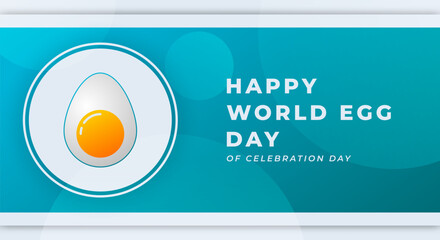 World Egg Day Celebration Vector Design Illustration for Background, Poster, Banner, Advertising, Greeting Card