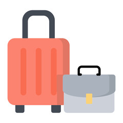 Baggage Flat Icon