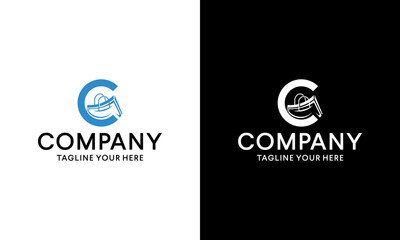 Initial C Shop Logo designs Template. Illustration vector graphic of letter and shop bag combination logo design concept. Perfect for Ecommerce,sale, discount or store web element. 