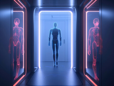 Are we walking blindly into the unknown with ondemand body scanners and AI . AI generation.
