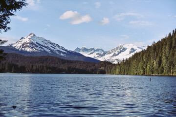 lake in the mountains