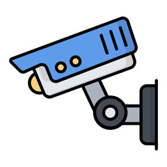 CCTV Line Color Icon