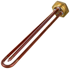 wooden hammer isolated on white