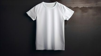 white t shirt mockup, mock-up with Generative Art