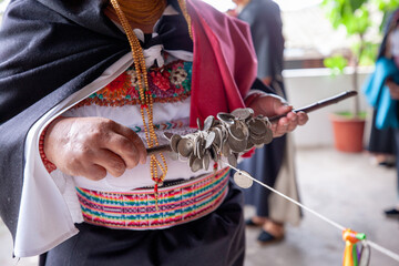 Ceremonia de año nuevo andino en Otavalo - Ecuador - Sudamérica