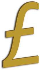 Obraz premium Great Britain Pound Currency Symbol