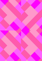 The background image is in pink tones, using shapes to arrange. Composition with gradation used for graphics