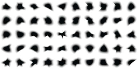 Halftone Abstract Background Set of 50