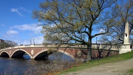 Bridge on Charles River in Cambridge MA