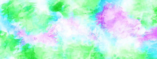 Obraz na płótnie Canvas Modern colorful grunge watercolor background. Beautiful abstract multi color watercolor paint background. 