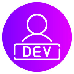 developer gradient icon