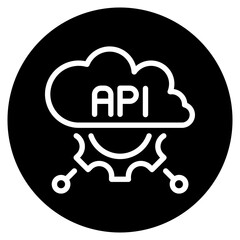 api glyph icon