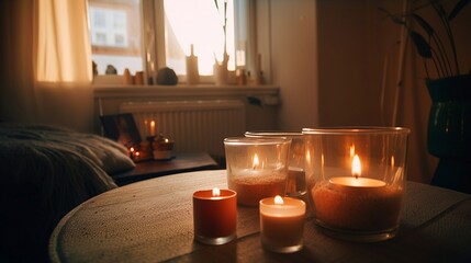 Meditation by candlelight