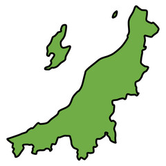 ラフな新潟県