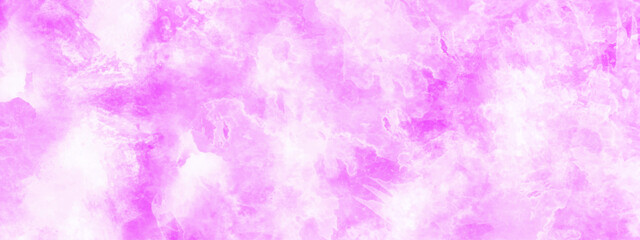 Fototapeta premium Watercolor background - pink color - pink background. watercolor canvas for splash design, invitation background, vintage template.