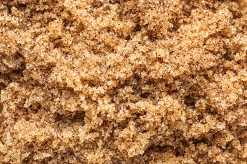 Texture of natural body scrub as background, closeup