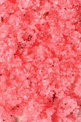 Texture of natural body scrub as background, closeup