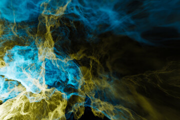 Abstract Unstructured Smoke Background, 3d rendering