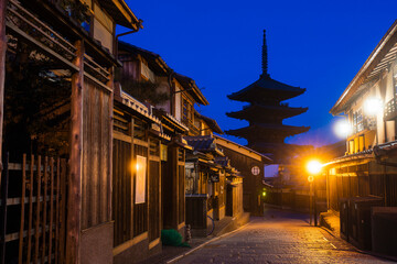 八坂の塔の夜景