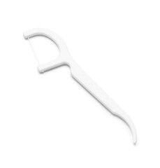 Floss toothpick isolated on white background