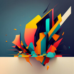 abstrack color full background