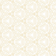 Golden and white geometric grid pattern vector