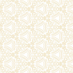 Golden and white geometric grid pattern vector