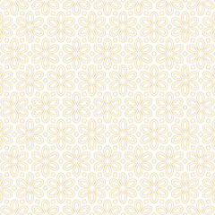 Pattern seamless abstract floral background stripe gold luxury color and line. Geometric line vector.