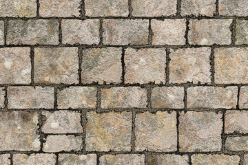 Gothic bricks texture. Backgrounds textures. 3d rendering