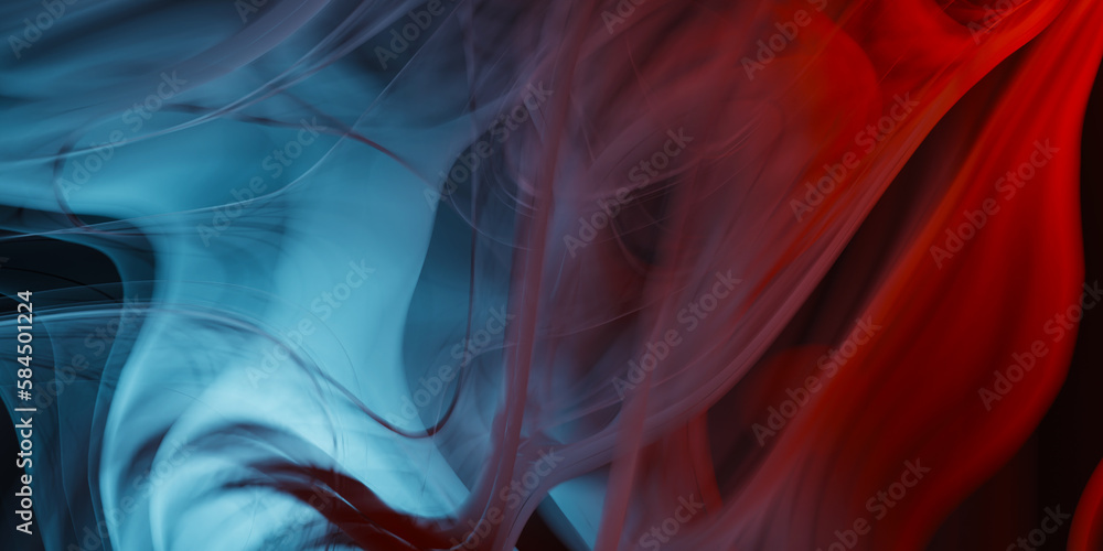 Poster abstract artistic pattern wave background, 3d rendering
