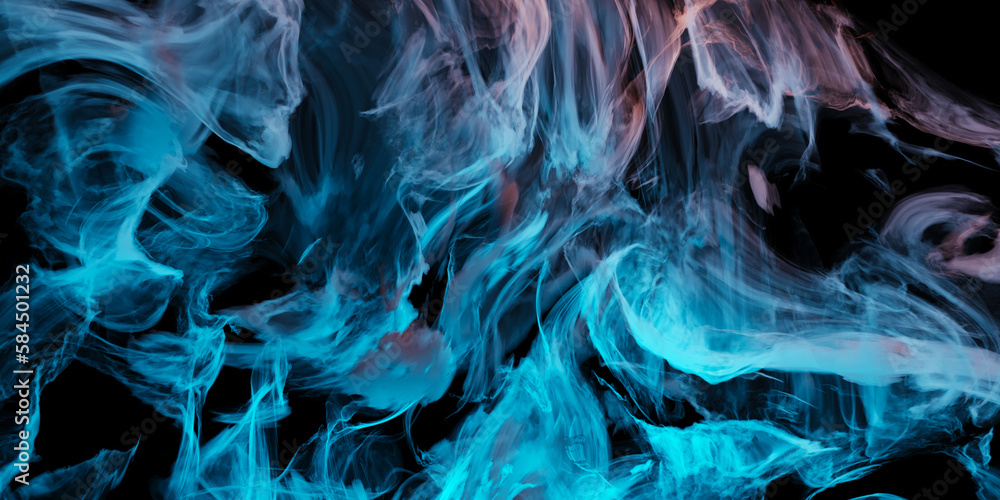 Poster abstract artistic pattern wave background, 3d rendering
