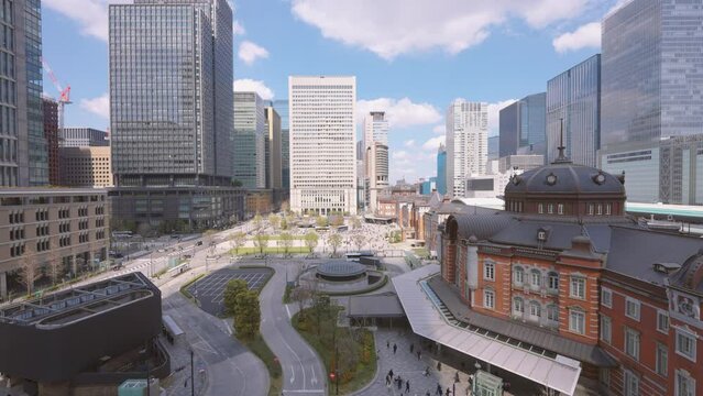 東京駅の風景(早送り映像)