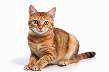 british cat isolated on white