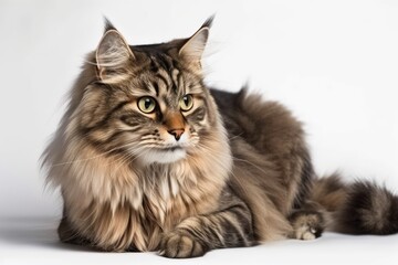 british cat isolated on white