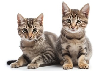 two shorthair kittens