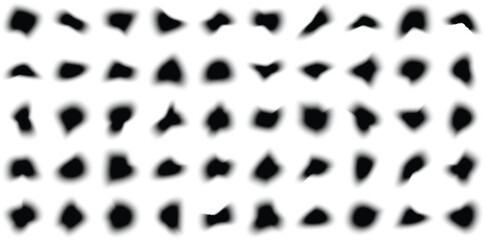 Halftone Abstract Background Set of 50