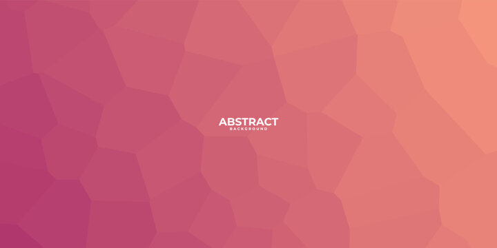 abstract orange background with voronoi diagram style. vector illustration.