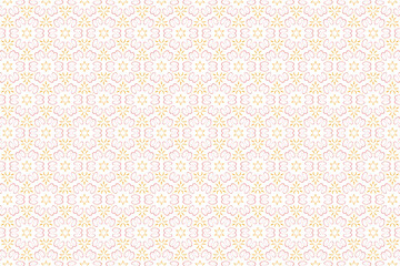 Pattern with floral geometric style. Vector illustration for wrapping paper