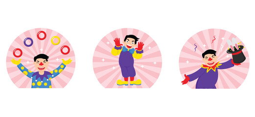 Flat Bundle April Fools Design Illustration