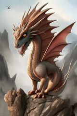 Legendary Animal Dragon By AI Generator