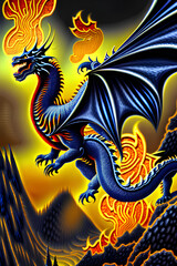 Legendary Animal Dragon By AI Generator