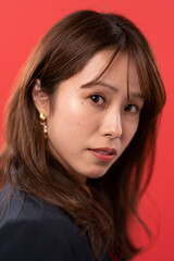 Fototapeta premium ジャケットを着た女性